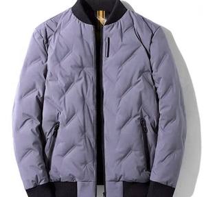 Custom High Quality <b>Thin</b> Padded Stand Collar Men's Winter <b>Puffer</b> <b>Jacket</b> Casual Outerwear - Product Image 1