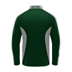 Chaqueta Deportiva Personalizada con Cierre de Cremallera de un Cuarto para Hombre, Tejido Atlético de Alto Rendimiento y Detalles de Cremallera en Contraste - Product Image 6