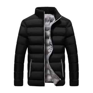 Vente directe d'usine hiver toile haute rue conception personnalisée extérieur fermeture éclair imperméable respirant grande taille vestes pour hommes - Product Image 6