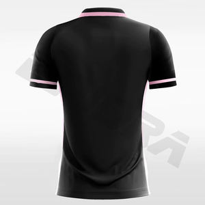 Camiseta de fútbol negra con ajuste cómodo, tejido ligero y transpirable, diseñada para un secado rápido, ideal para entrenamiento, disponible hoy, élite. - Product Image 4