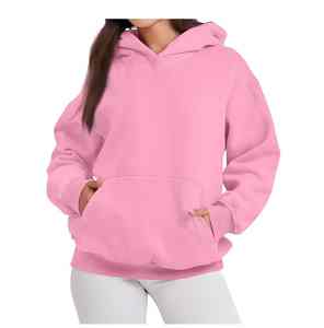 Sudaderas de gran tamaño para mujer Sudaderas con capucha de lana Logotipo personalizado Sudadera con capucha unisex Sudaderas con capucha y sudaderas para mujer Fabricante - Product Image 1