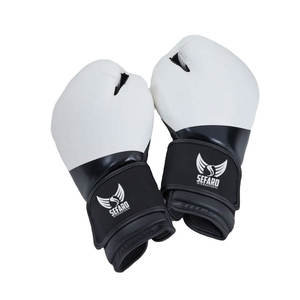 Gants de boxe d'entraînement de combat confortables Gants de boxe de couleur unie Gants de boxe avec logo personnalisé - Product Image 1