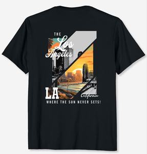 T-shirts coupe régulière tricotés solides pour hommes - Product Image 1