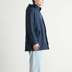 Coupe-vent imperméable en coton polyester floqué brodé sur mesure par OEM veste pour entraîneurs légers pour hommes Ronpex - Product Image 5