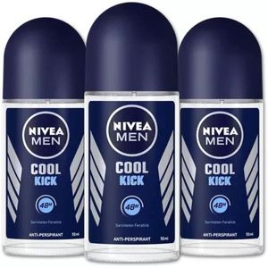 Nivea เดิมสำหรับผู้ชายที่มองไม่เห็นสำหรับสีดำและสีขาว48ชั่วโมงระงับกลิ่นกายม้วนใน50มล. 3แพ็ค - Product Image 3