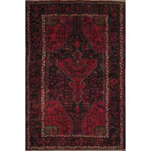 Tapis tissés à la main traditionnels, uniques en leur genre, en laine naturelle et coton, design abstrait, pour la décoration du sol de la maison ou du bureau. - Product Image 1