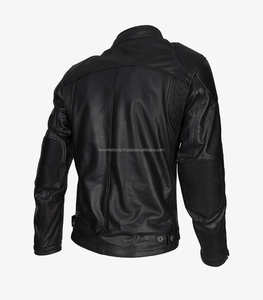 100% chaqueta de motocicleta de cuero de vaca estilo Original chaqueta de motorista única para hombres Boomletcorp ropa deportiva impermeable de talla grande - Product Image 2