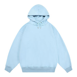 Meilleure vente hommes 2024 sweats à capuche poids lourd haute qualité unisexe surdimensionné 100% coton français éponge coton tricoté à capuche hommes - Product Image 3