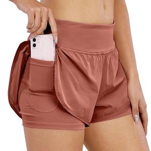 Mallas de mujer informales personalizadas de alta calidad con parte superior corta Nuevo diseño de tendencia con patrón sólido Color personalizado Última llegada - Product Image 3