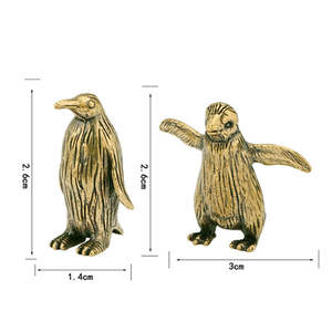 Casted Pain Of Cute Penguin Estatuilla Objetos decorativos para vajilla - Product Image 2