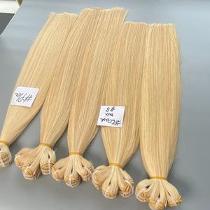 ผมแท้เวียดนามแบบ Remy ขายส่ง ผมดิบแบบเส้นต่อเส้น สีบลอนด์ แบบ Double Machine ขนาด 8-32 นิ้ว แบบ Super Double Single Standard ผมมนุษย์แท้ 100% - Product Image 2