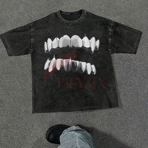 Camisa de impresión de hombro caído transpirable de secado rápido para hombres Diseña tu propia camisa de impresión de hombro caído - Product Image 6