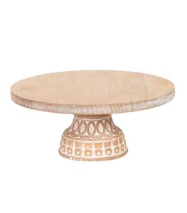 Base para Pastel de Madera Pulida para Mesas de Comedor, Creando una Presentación de Postres Sofisticada para los Invitados - Product Image 1