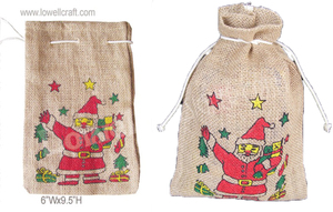 Handmade Premium Jute Drawstring <b>Shopping</b> <b>Bags</b> for Weddings & Special Events for Gift Giving - Product Image 4