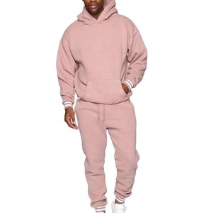 Conjunto de joggers holgados de peso pesado para hombre con logotipo personalizado, chándal de invierno de alta calidad de talla grande, fitness personalizable a la moda - Product Image 6