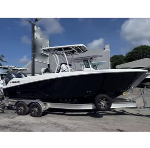 Bateau de pêche offshore avancé d'occasion 2025, modèle 242, Fishermann, durable, console centrale, bateaux sportifs marins, 24 pieds avec remorque - Product Image 1