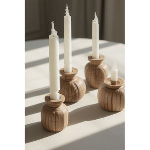 Venta al por mayor de lujo Home Hotel decorativo de madera portavelas de madera de la más alta calidad candelabro en precio razonable - Product Image 5