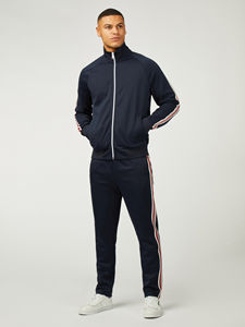 Vente en gros de vêtements de sport à manches longues personnalisés pour hommes ensemble de survêtement de jogging respirant à fermeture éclair complète 100% coton imprimé d'entraînement en plein air - Product Image 5