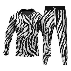 Chándal deportivo con cremallera de poliéster para hombre con logotipo personalizado OEM gran oferta ropa de entrenamiento transpirable de talla grande para ropa de calle de invierno - Product Image 1