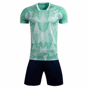 Conjunto de camiseta de fútbol por sublimación de la mejor calidad, ropa de entrenamiento de equipo Lisa transpirable para Opción de impresión de nombre personalizado Unisex - Product Image 1