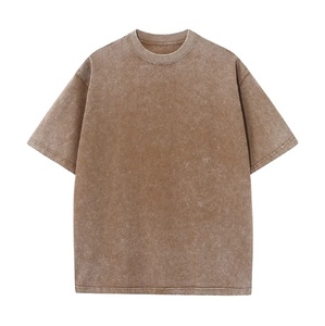 T-shirts en coton épais 100 %, séchage rapide, coupe ample, effet délavé, personnalisables, pour hommes, style vintage, surdimensionnés, 2026 - Product Image 5