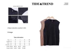 Camiseta sin mangas de bambú y algodón de talla grande transpirable de Color sólido con logotipo personalizado para hombre, camiseta atlética muscular para correr en el gimnasio - Product Image 6