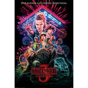 Modern Style Stranger Things Season 1-4 <b>Poster</b> Set of 4 Paper Wall Decor - Product Image 4