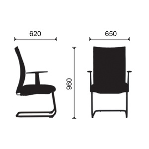 Silla Ergonómica Premium de Malla BFGCQ024 con Base de Rodillas, Altura Ajustable, Reposacabezas de Espuma para Salas de Reuniones y Dormitorios - Product Image 3