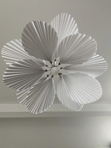 Paper Raffia Leaf <b>Lamp</b> Shade Home Decoration Wall Hanging Wholesale Cheapest - Product Image 3