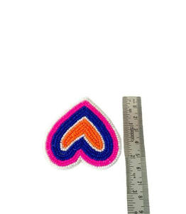 Collection unique de patchs en forme de fleur perlée à paillettes étincelantes pour les accessoires de traitement de vêtements de soirée fabriqués en Inde - Product Image 3