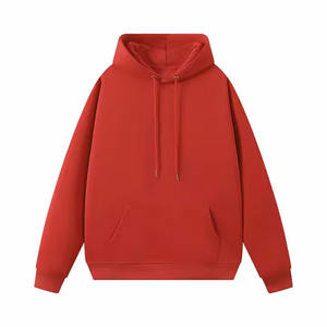2024 nueva Sudadera con capucha suelta de color sólido popular de algodón 100% de alta calidad Sudadera con capucha de moda para hombres - Product Image 2