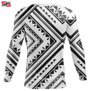 เสื้อยืดกีฬาแบบยูนิเซ็กซ์ แขนยาว ระบายอากาศ ป้องกันรังสียูวี UPF50+ แห้งเร็ว เป็นมิตรกับสิ่งแวดล้อม สำหรับออกกำลังกาย รับผลิตแบบ ODM/OEM สำหรับกีฬา MMA - Product Image 2