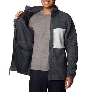 Veste d'hiver en sherpa pour homme en matériau durable et résistant, en stock, veste en sherpa pour homme - Product Image 5