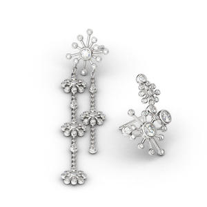 ต่างหูแฟชั่นแบบไม่สมมาตร Jeulia Dandelion - Product Image 3
