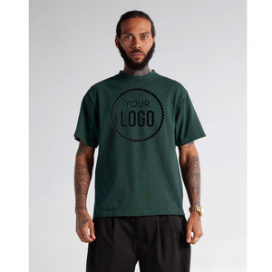 เสื้อยืดผู้ชาย SnowElve ทรงโอเวอร์ไซส์ ผ้าฝ้าย 100% แฟชั่นทรงหลวม คอกลม สไตล์สตรีทแวร์ แขนสั้น เสื้อยืดพื้นฐานเรียบง่าย - Product Image 4