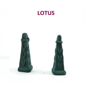 Natural Lotus Square <b>Backflow</b> <b>Incense</b> <b>Cones</b> Wholesale Supply From Best Brand ( Green ) Home Decor Home Fragrance - Product Image 1