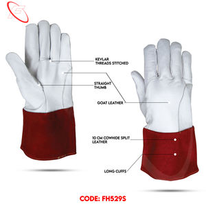 Le cuir de vachette fendu 2025 est solide et confortable, résistant aux flammes et protège de la chaleur. - Product Image 2