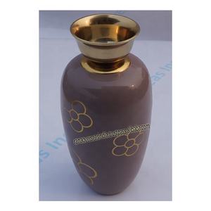 Jarrón decorativo de Metal moderno alto con patrón Floral para mesa de cena de boda fiesta sala de estar Oficina dormitorio al mejor precio - Product Image 2