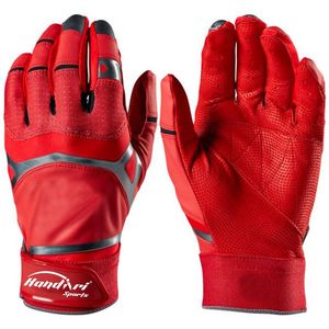 Neue Professionelle Leder-Baseball-/Softball-Schlaghandschuhe für Männer und Frauen, Leicht, Langlebig, Umweltfreundlich mit Klettverschluss - Product Image 4