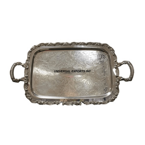 Handmade Latest Collection Stainless Steel <b>Chocolate</b> Tray Eco-Friendly Decorative <b>Fancy</b> <b>Chocolate</b> Platter Top Selling - Product Image 1