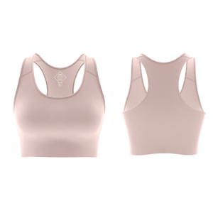 Sujetador deportivo sin costuras para mujer, malla transpirable de impacto medio, nailon, Spandex, gimnasio, Fitness, correr, Yoga, OEM - Product Image 3