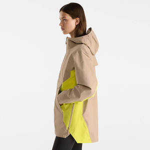 Anorak con cremallera de cuarto de logotipo personalizado para mujer, venta al por mayor de nailon de gran tamaño, impermeable, OEM, chaqueta Anorak cortavientos para mujer - Product Image 3