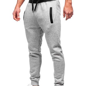 Polaire hommes pantalons avec poches pantalons de survêtement décontractés homme pantalon élastique taille moyenne coton vêtements pour hommes pantalons pantalons - Product Image 6