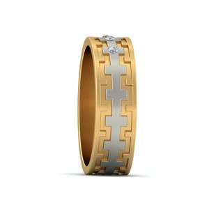 Ishi Diamonds <b>Men</b>’s 18k Gold Lab Grown Diamond <b>Ring</b> - Product Image 1