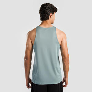 Camisetas de Tirantes para Hombre, Estilo Deportivo, con Rayas, para Gimnasio, Verano 2025, Personalizadas, 100% Algodón, con Logotipo Impreso, Tejido de Punto, Fabricante - Product Image 4