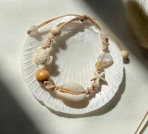 Seashell <b>Bracelet</b> Vietnam Handmade Handmade Adjustable Jewelry Summer Holiday Fashion - Product Image 5