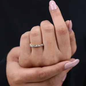 สายคาดเพชรที่ใช้ในการทำขนมปังฝรั่งเศสและกลมตัดด้วยเงินสเตอร์ลิงและทองและความคมชัดสูงถึง1.7มม. สำหรับใช้ในห้องทดลอง - Product Image 5