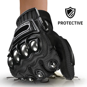 Guantes de moto para hombre al por mayor con diseño personalizado función transpirable OEM disponible - Product Image 3