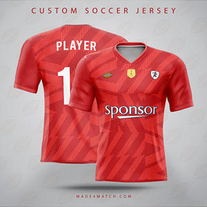 Camiseta de fútbol personalizada 100%, tela de poliéster, impresión por sublimación, camiseta de fútbol transpirable de secado rápido, camiseta de equipo de fútbol - Product Image 5