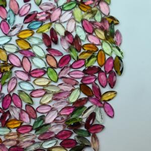 Premium Natural 4x8mm Marquise Cut Turmaline Stones Pulido Lote al por mayor para la fabricación de joyas - Product Image 5